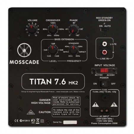 Mosscade Titan 7.6 mk2 arrière