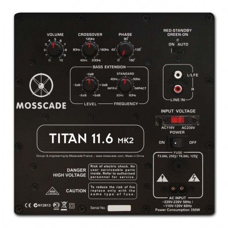 Mosscade Titan 11.6 mk2 arrière