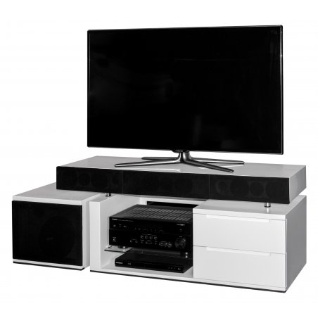 Meuble TV avec enceintes