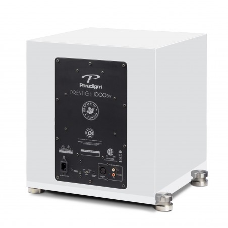 Paradigm Prestige 1000SW blanc laqué arrière