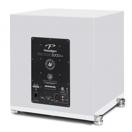 Paradigm Prestige 2000SW blanc laqué arrière