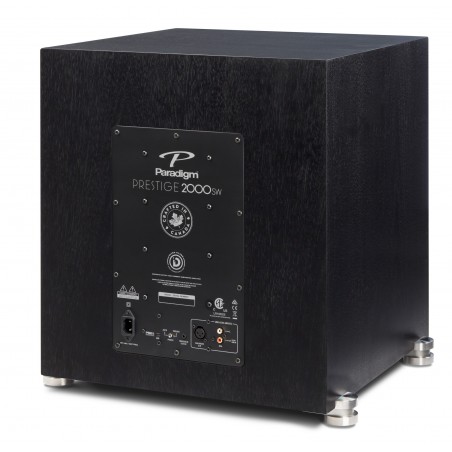 Paradigm Prestige 2000SW noyer noir arrière