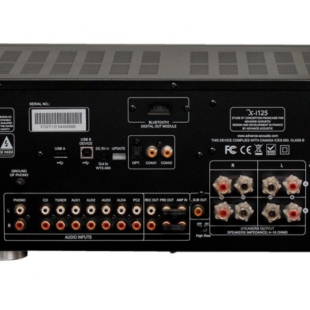 Advance Acoustic X-i125 connectique