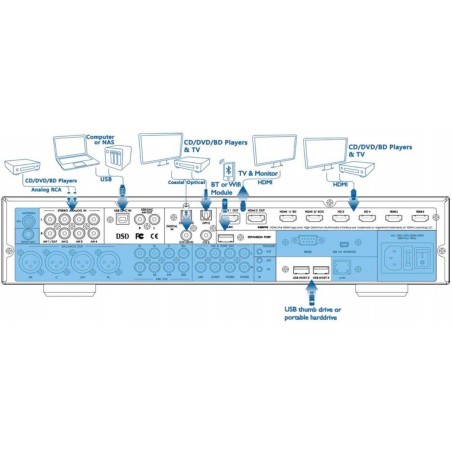 NuPrime HD AVA connectique