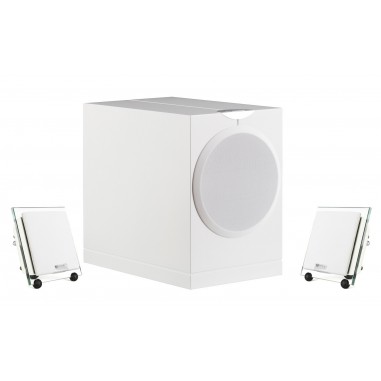 Pack enceintes ultra compactes Hifi Waterfall Audio Sério 2.1