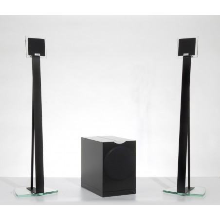 Pack enceintes ultra compactes Hifi Waterfall Audio Sério 2.1